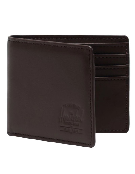 Herschel hank leather rfid wallet 11151-04123 brązowe one size