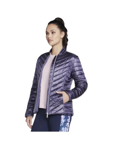 Skechers go shield shine jacket ja150-prcc fioletowe l