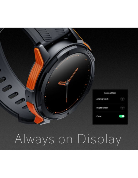 Smartwatch męski rubicon rncf26-1 black