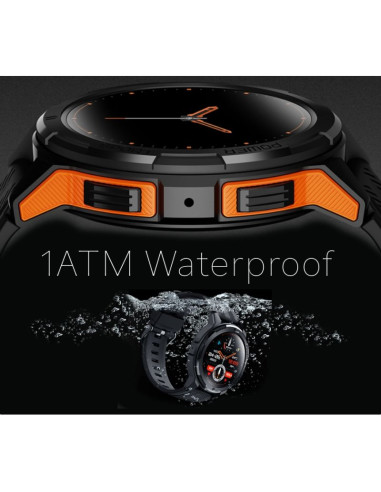 Smartwatch męski rubicon rncf26-1 black