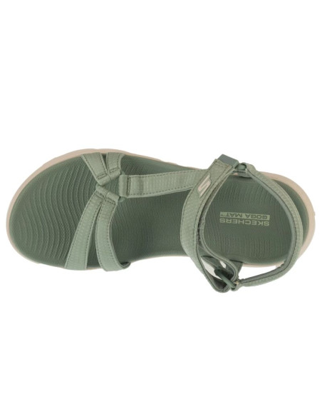 Skechers go walk flex sandal - sublime 141451-sage zielone 36