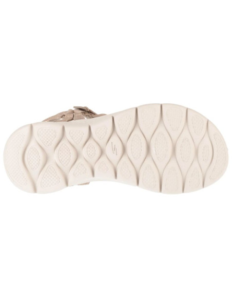 Skechers go walk flex sandal - sublime 141451-tpe szare 40