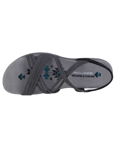 Skechers reggae slim - turn it up 163117-blk czarne 36