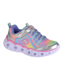 Skechers heart lights-rainbow lux 302308l-smlt szare 27