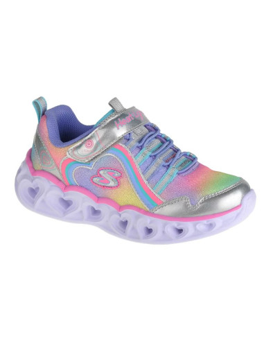 Skechers heart lights-rainbow lux 302308l-smlt szare 27