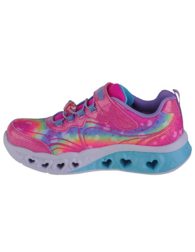 Skechers flutter heart lights-groovy swirl 303253l-hplv różowe 28