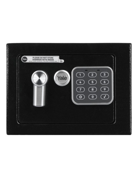 Yale mini electronic safe black sejf podstawowy ysv mini czarny