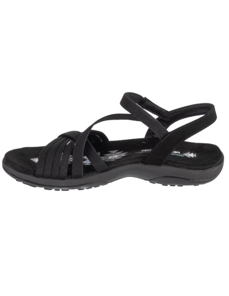 Skechers reggae slim - summer heat sandals 163116-bbk czarne 35