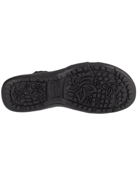 Skechers reggae slim - summer heat sandals 163116-bbk czarne 35