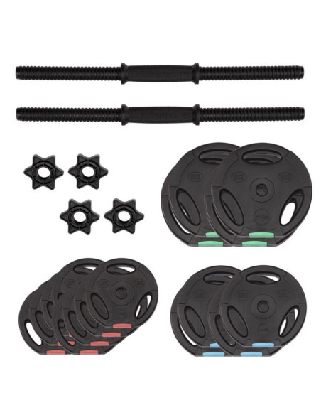 Sztangielka kompozyt 40 kg hms sg40 (2 części) (wyprzedaż)