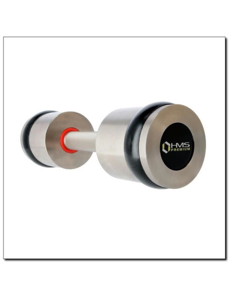 Hantle chromowane 2x9 kg silikonowe elementy hms premium hh09