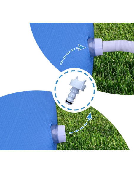 Basen rozporowy z dmuchanym kołnierzem 300x76cm 17793