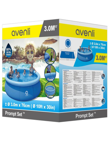 Basen rozporowy z dmuchanym kołnierzem 300x76cm 17793