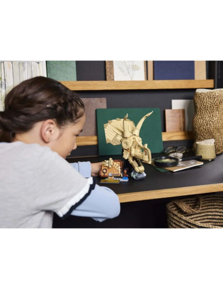 Lego jurassic world 76969 szkielety dinozaurów: czaszka triceratopsa