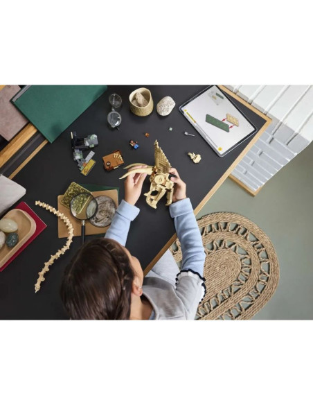 Lego jurassic world 76969 szkielety dinozaurów: czaszka triceratopsa