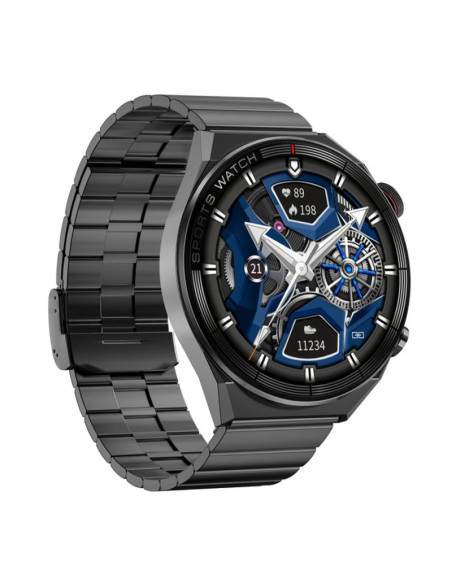 Smartwatch rubicon rnce99 black metal + silicon smarub194