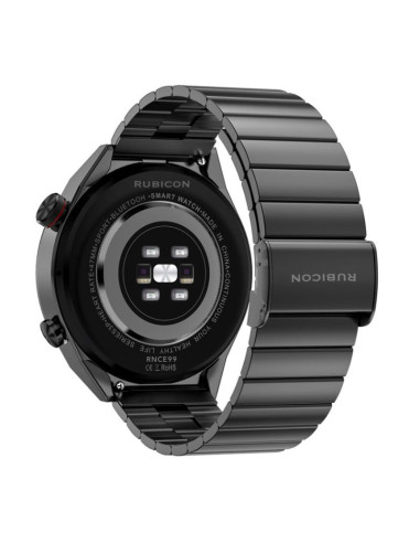Smartwatch rubicon rnce99 black metal + silicon smarub194