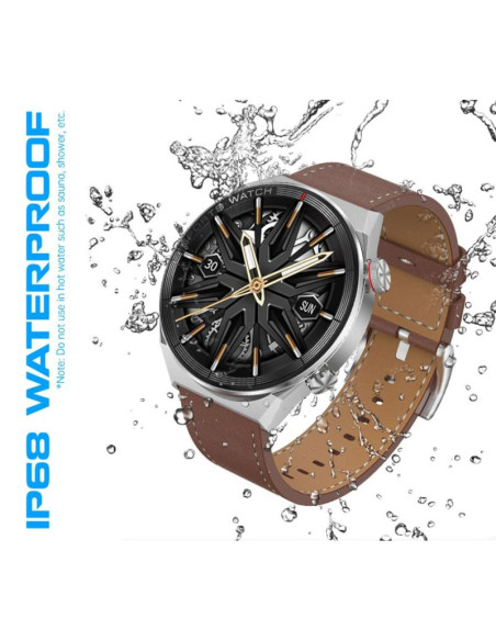 Smartwatch rubicon rnce99 black metal + silicon smarub194