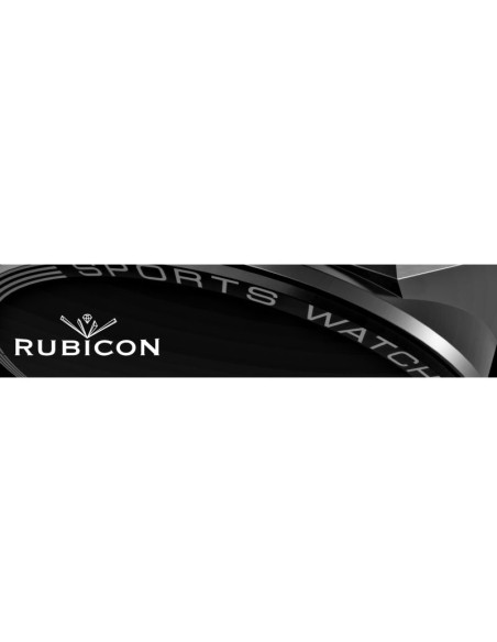 Smartwatch rubicon rnce99 black metal + silicon smarub194