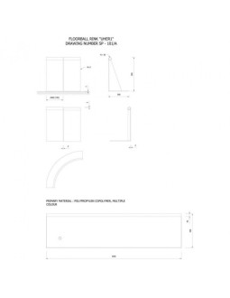 Banda tempish floorball 40x20m