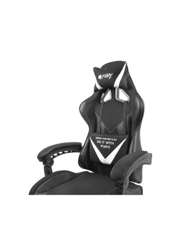 Fury fotel gamingowy avenger l czarno-biały nff-1711