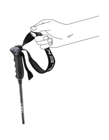 Leki kije neolite carbon white 125