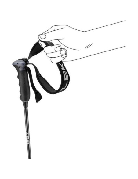 Leki kije neolite carbon white 125