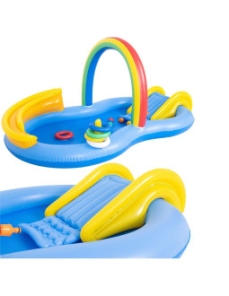 Basen dziecięcy plac zabaw tęcza 220x122cm 51348