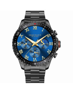 Smartwatch męski gravity gt16-2 black / czarna bransoleta 2