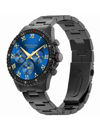 Smartwatch męski gravity gt16-2 black / czarna bransoleta