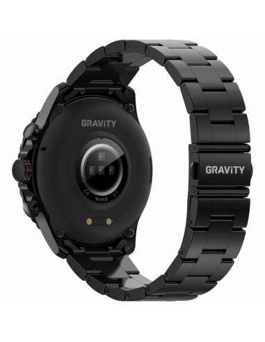 Smartwatch męski gravity gt16-2 black / czarna bransoleta