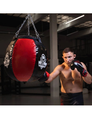30 kg - grusza bokserska sk30 - czarno - czerwona