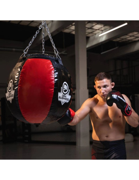 30 kg - grusza bokserska sk30 - czarno - czerwona