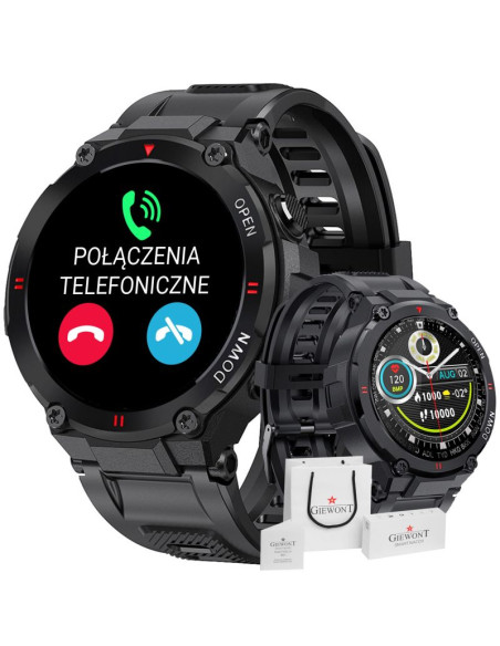 Smartwatch giewont czarny gw430-1