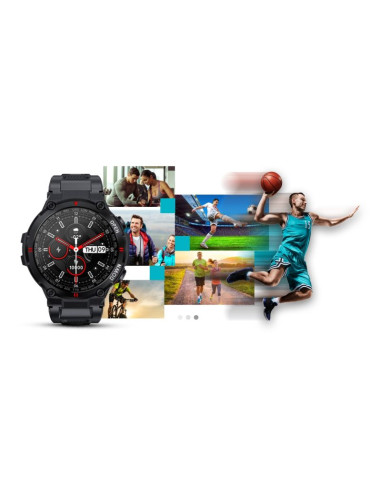 Smartwatch giewont czarny gw430-1