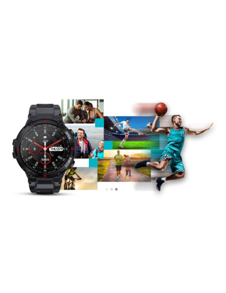 Smartwatch giewont czarny gw430-1