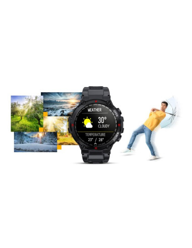 Smartwatch giewont czarny gw430-1