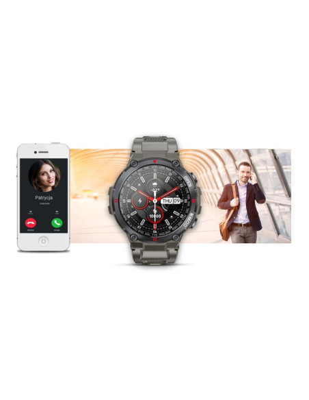 Smartwatch giewont szary gw430-2