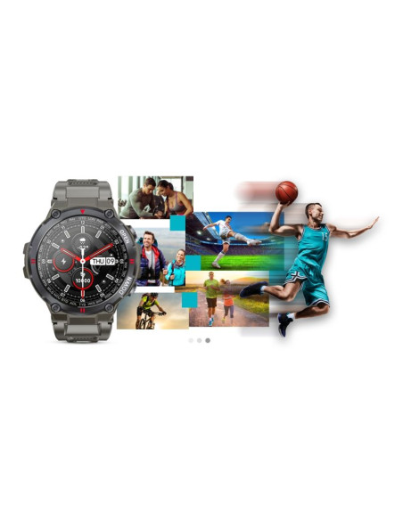 Smartwatch giewont szary gw430-2