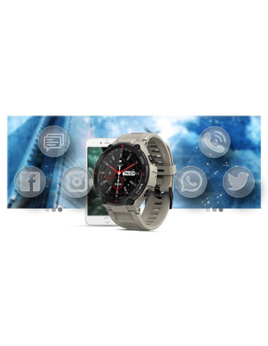 Smartwatch giewont szary gw430-2