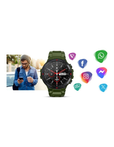 Smartwatch giewont zielony gw430-3