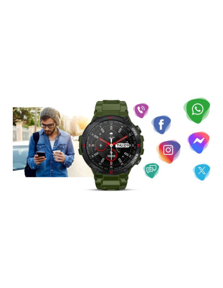 Smartwatch giewont zielony gw430-3