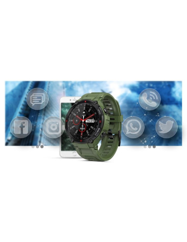 Smartwatch giewont zielony gw430-3