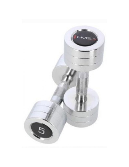 Hantle chromowane 2x5 kg hms chd05