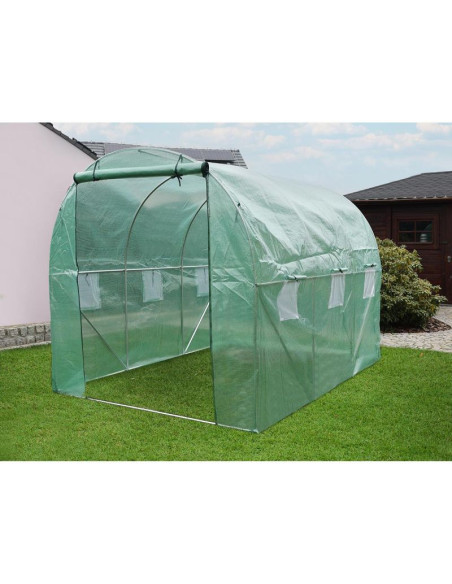Folia poszycie cover na tunel ogrodowy szklarnię 200x300x200cm zielona