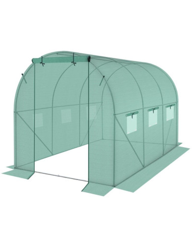 Folia poszycie cover na tunel ogrodowy szklarnię 200x300x200cm zielona