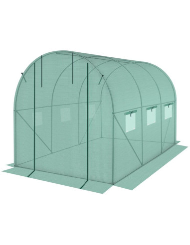 Folia poszycie cover na tunel ogrodowy szklarnię 200x300x200cm zielona