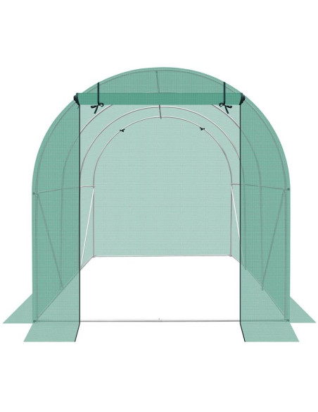 Folia poszycie cover na tunel ogrodowy szklarnię 200x300x200cm zielona