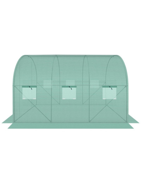 Folia poszycie cover na tunel ogrodowy szklarnię 200x300x200cm zielona