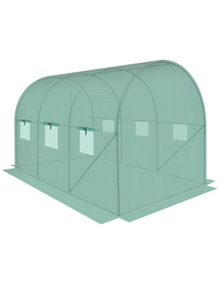 Folia poszycie cover na tunel ogrodowy szklarnię 200x300x200cm zielona